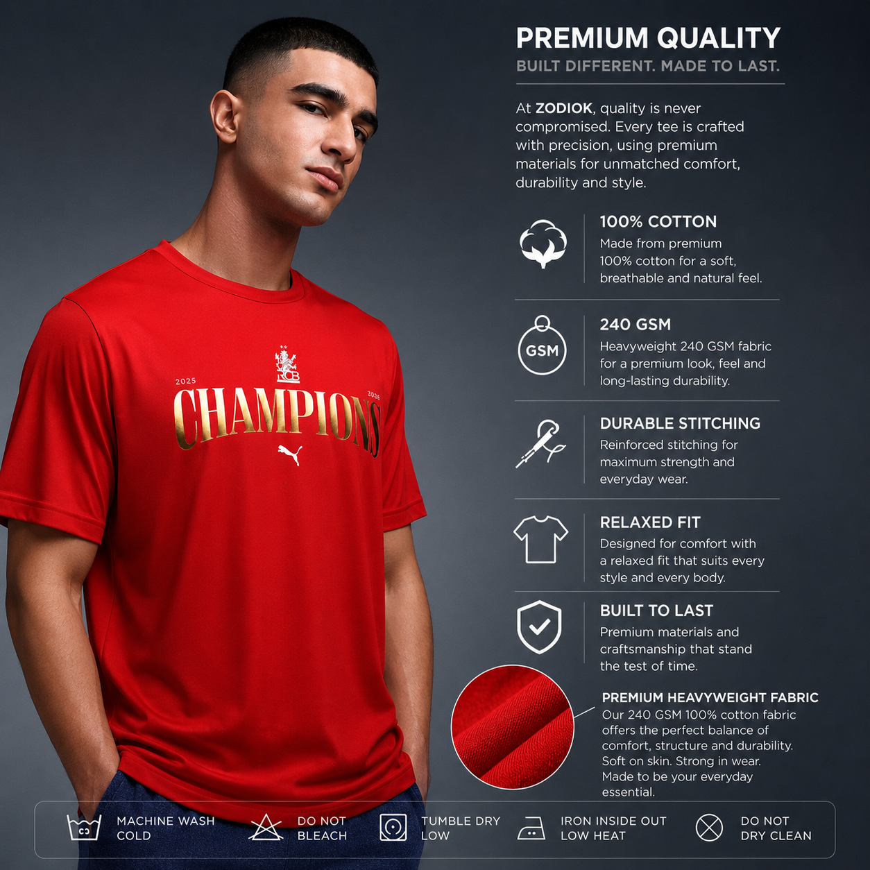 RCB 2026 CHAMPIONS T-SHIRT